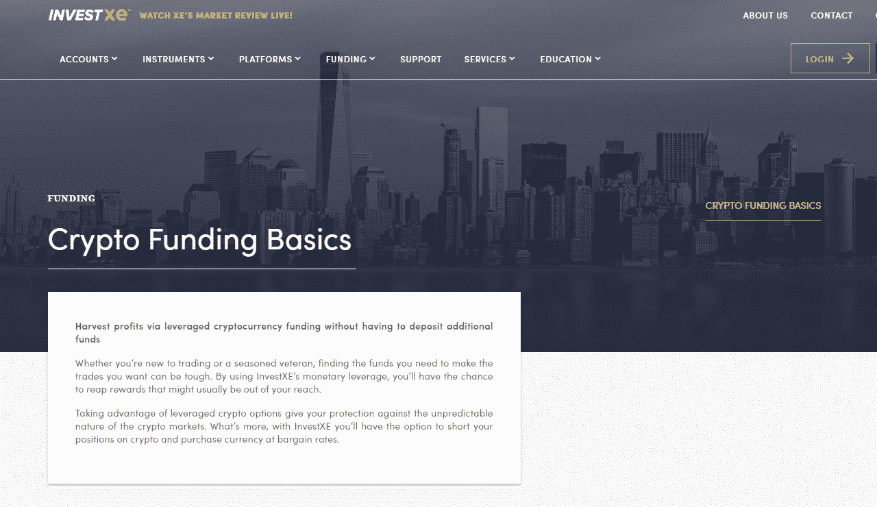 InvestXE Crypto Funding Basics